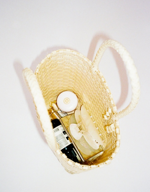 Mimmi Terra - Woven Micro Tote Panna Cotta