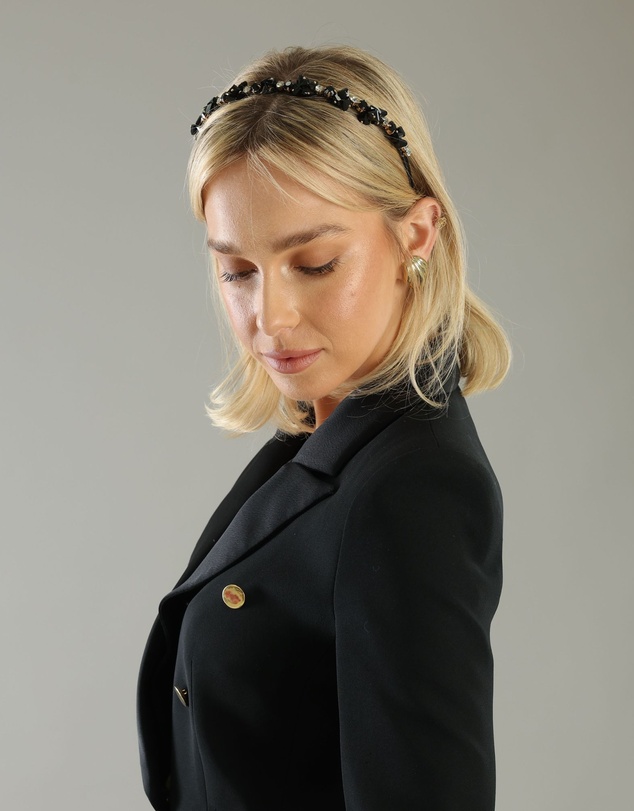 Morgan & Taylor - Wren Headband in Black