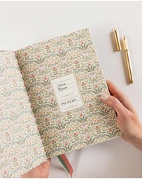 Bespoke Letterpress - Linen Bound Blank Journal - Bramblefloss