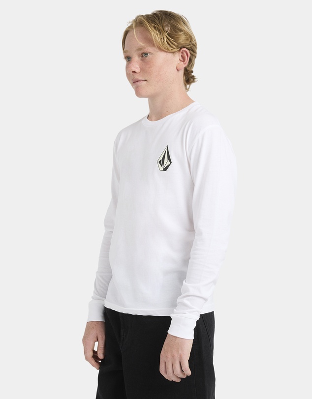 Volcom - Boys 8 to 16 Iconic Stone Long Sleeve T-Shirt