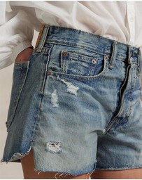 Polo Ralph Lauren - Distressed-Hem Denim Shorts