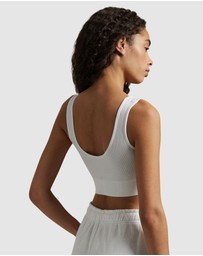 Polo Ralph Lauren - Ribbed Wireless Cropped Tank Top Bra
