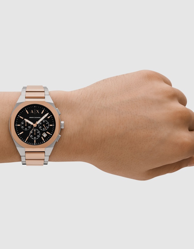Armani Exchange - Two Tone Chronograph Watch