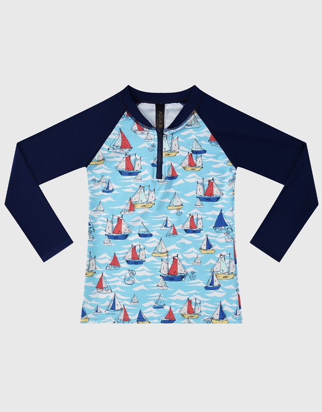 Aqua Blu Kids - Helm Long Sleeve Rash Vest - Kids