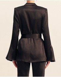 Shona Joy - La Lune Flared Sleeve Belted Blazer