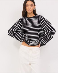 Calli - Stripe Long Sleeved Tee
