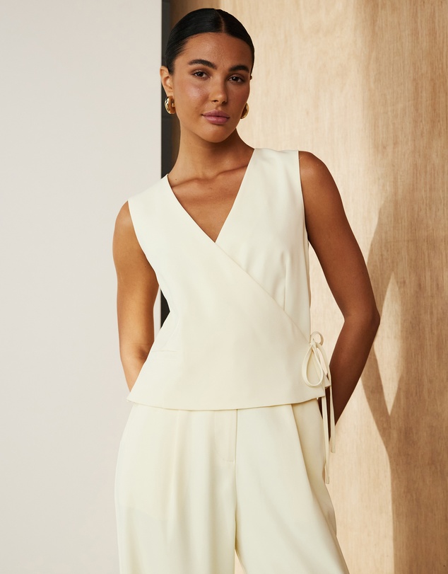 Atmos&Here - Freida Wrap Vest Top