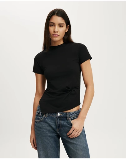 Cotton On - Twist Short Sleeve Tee