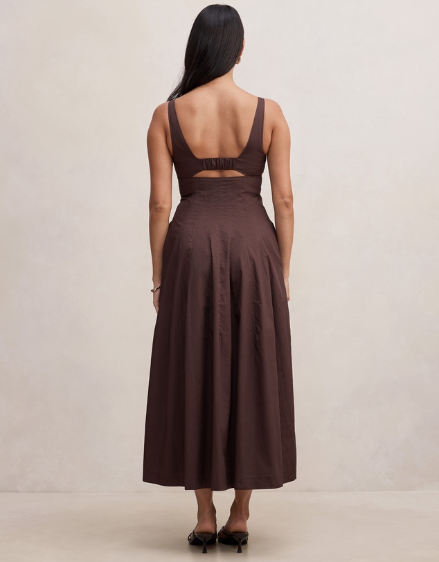Forever New - Chessy Seamed Cotton Midi Dress