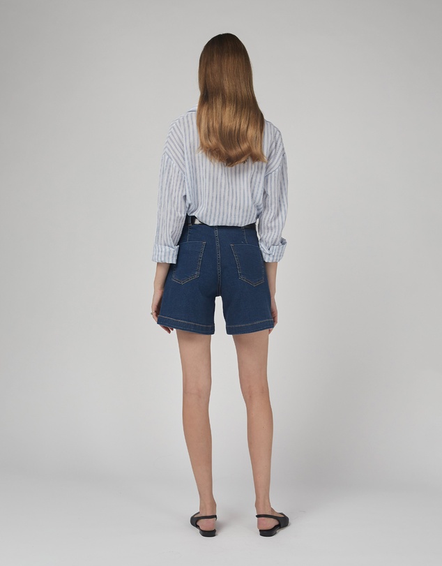 DRICOPER DENIM - Zaplin Paris Blue Denim Shorts