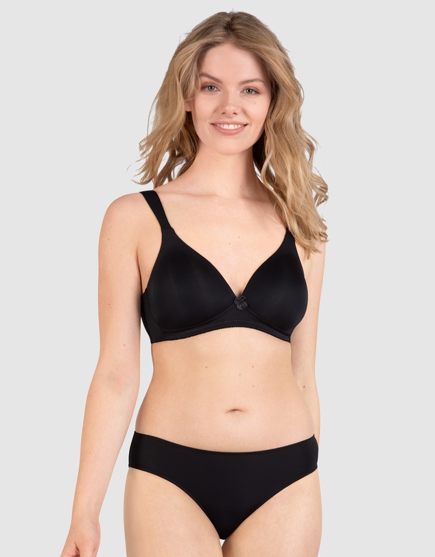 Naturana - Padded Wirefree Wide Strap T-Shirt Bra
