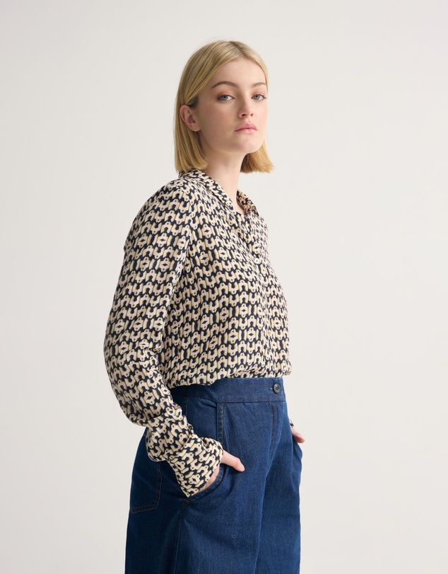 Oxford - Poppy Printed Blouse