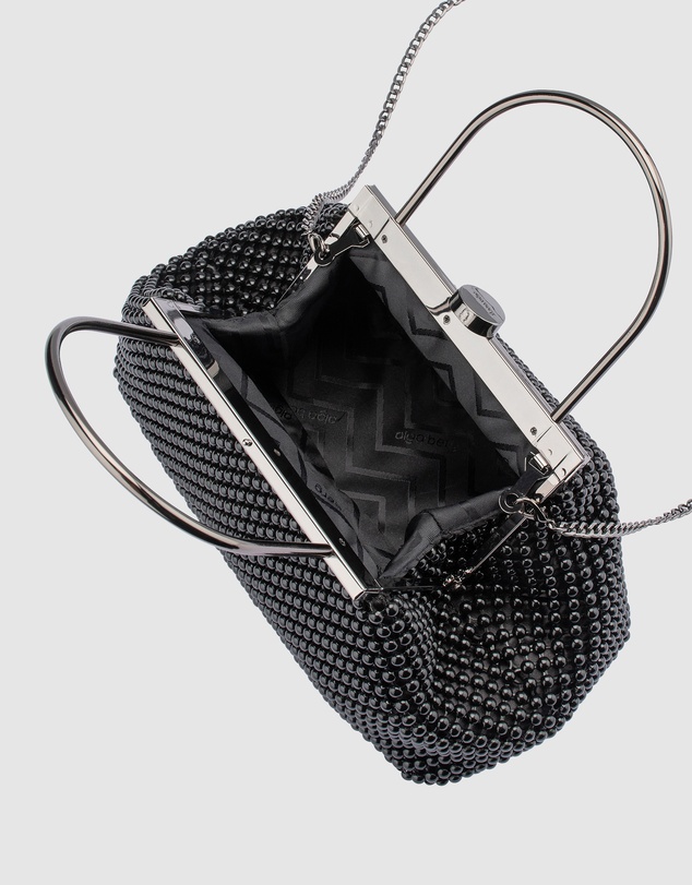 Olga Berg - Mimi Ball Mesh Frame Bag
