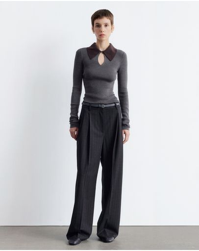 Dark Grey & White