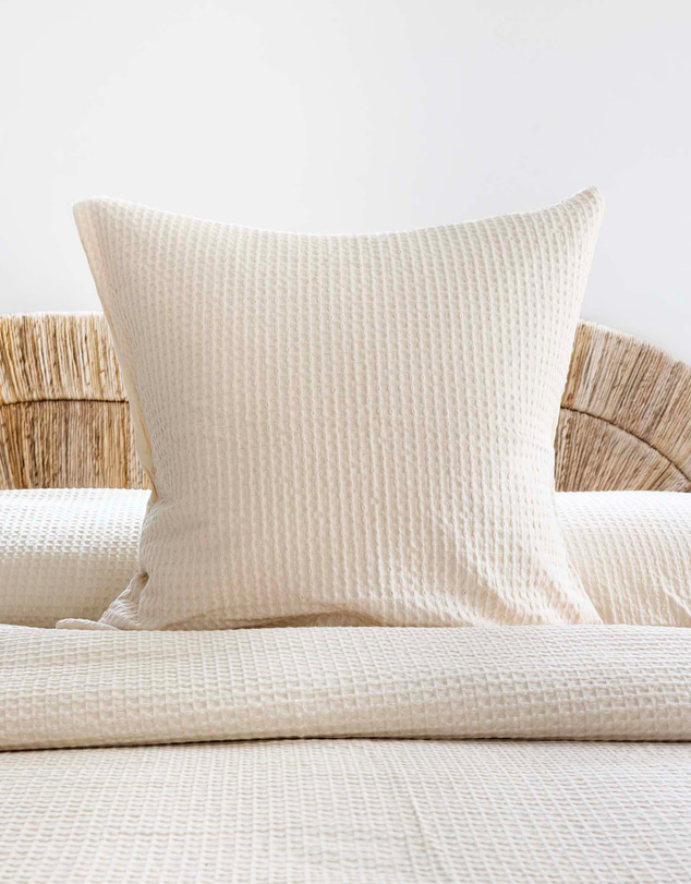 Bambury - Dorset Waffle European Pillowcase