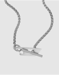 Diesel - Steel Silver Tone Necklace