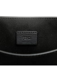 Pre-Loved by Azura Reborn - Pre-Loved fendi Stylish Leather Shoulder Bag with Unique Metal Embellishment Lightweight Crossbody Handbag