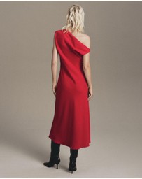 M.N.G - A-Line Dress With Asymmetrical Neckline