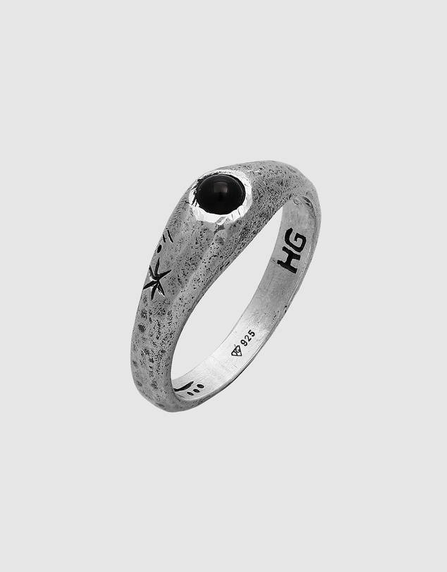 Haze & Glory - ICONIC EXCLUSIVE - Cast Away Ring in Oxidised 925 Silver