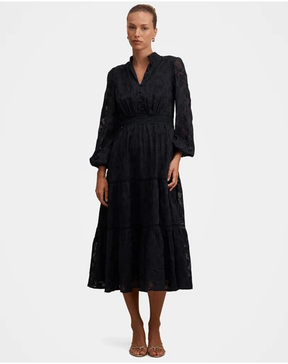 Forever New - Nala Embroidered Midi Dress