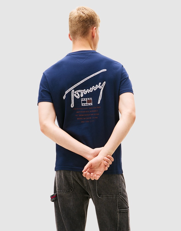 Tommy Jeans - Regular Sign Backprint SS T-Shirt