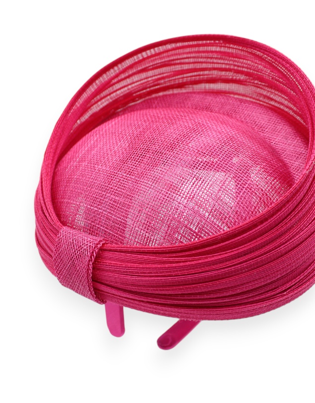 Morgan & Taylor - Blaze Beret Fascinator in Hot Pink