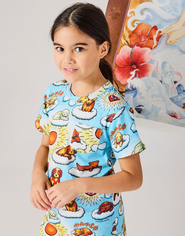 Kip&Co - KipCo x Mambo Puppies Babies Organic Cotton Short Sleeve Nightie - Babies-Kids