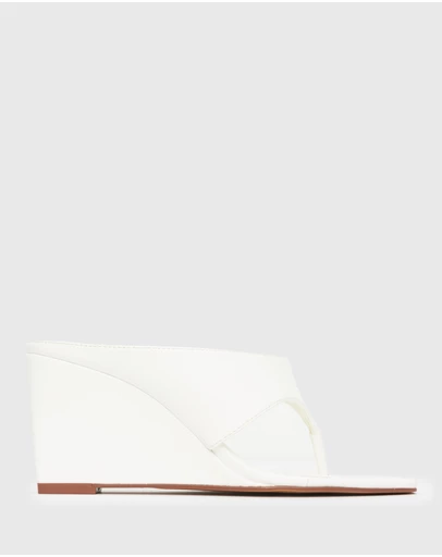 Betts - Selene Square Toe Wedge Sandals