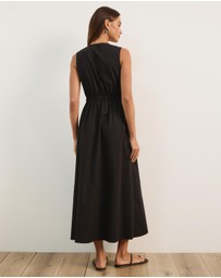 Atmos&Here - Ida Cotton Poplin Midi Dress