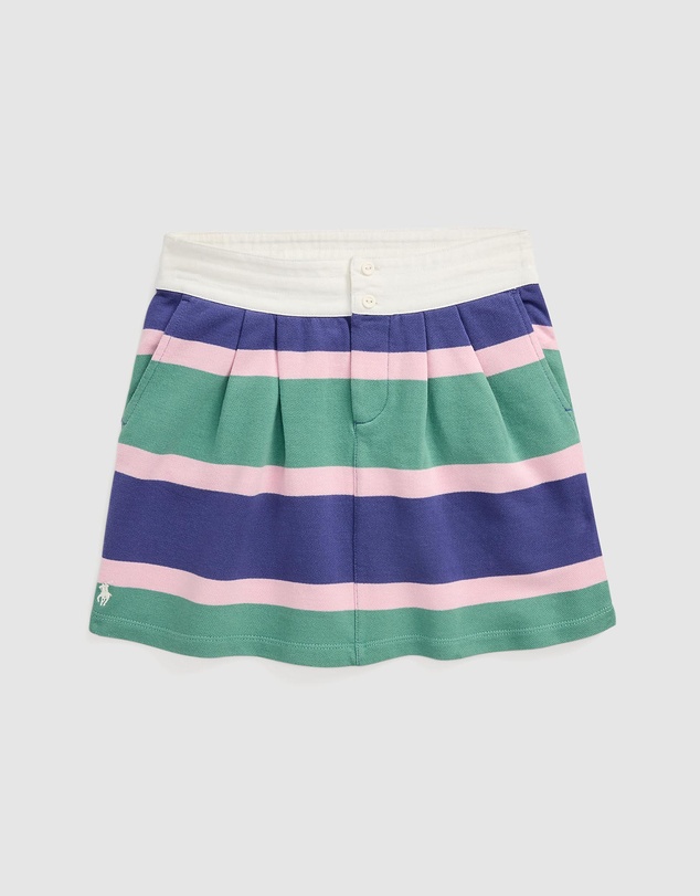 Polo Ralph Lauren - Striped Cotton Terry Rugby Skirt - Teens