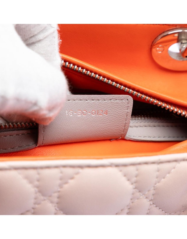 Pre-Loved by Azura Reborn - Pre-Loved Medium Tricolor Lambskin Cannage Lady Dior