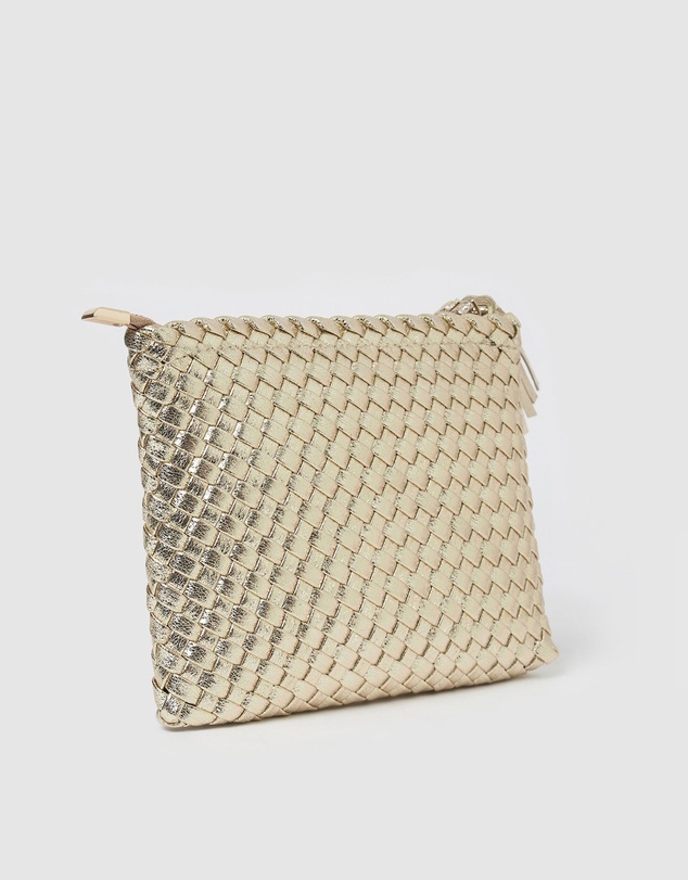 Arms Of Eve - Lavinia Clutch Bag - Gold