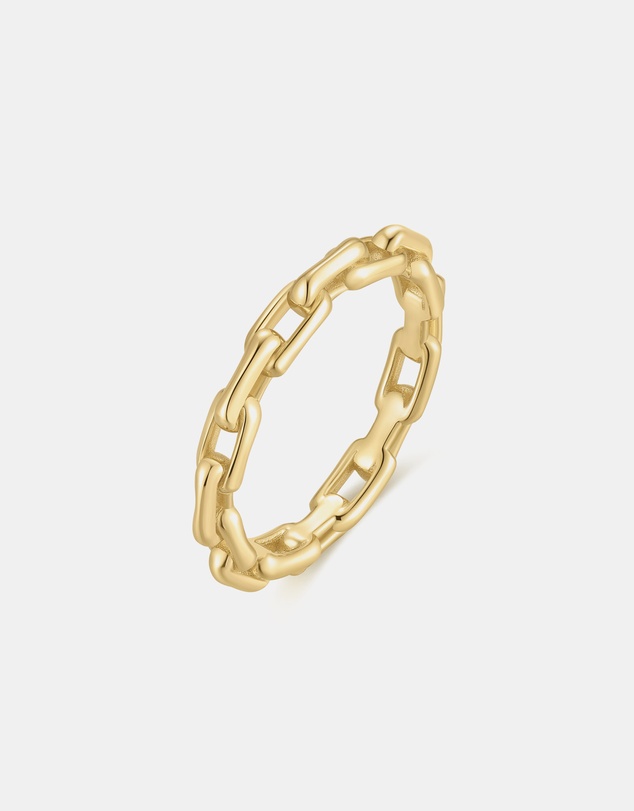 Ania Haie - Ania Haie Gold Paper Clip Link Ring