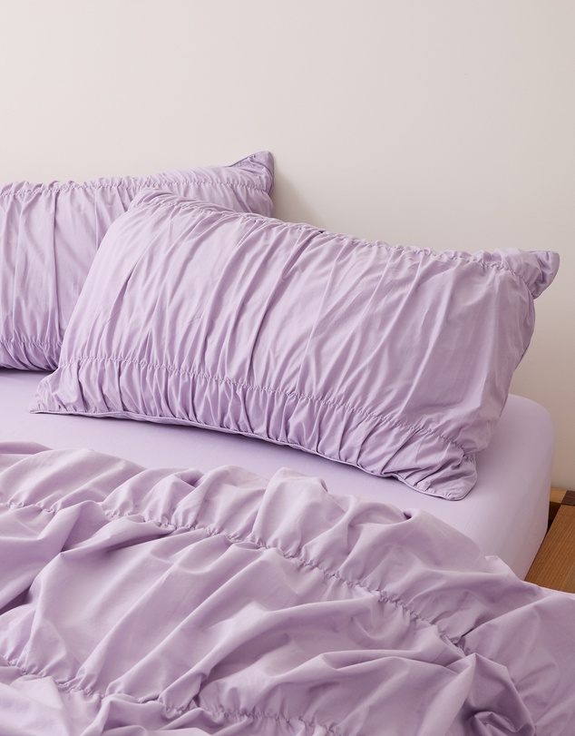 Sheet Society - Sofia Ruched Cotton Quilt Cover Set