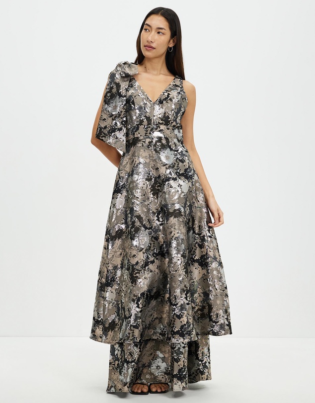 Romance by Honey and Beau - Bria Bow Maxi Dress