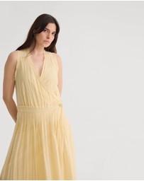 Oxford - Alina Pleated Skirt Dress