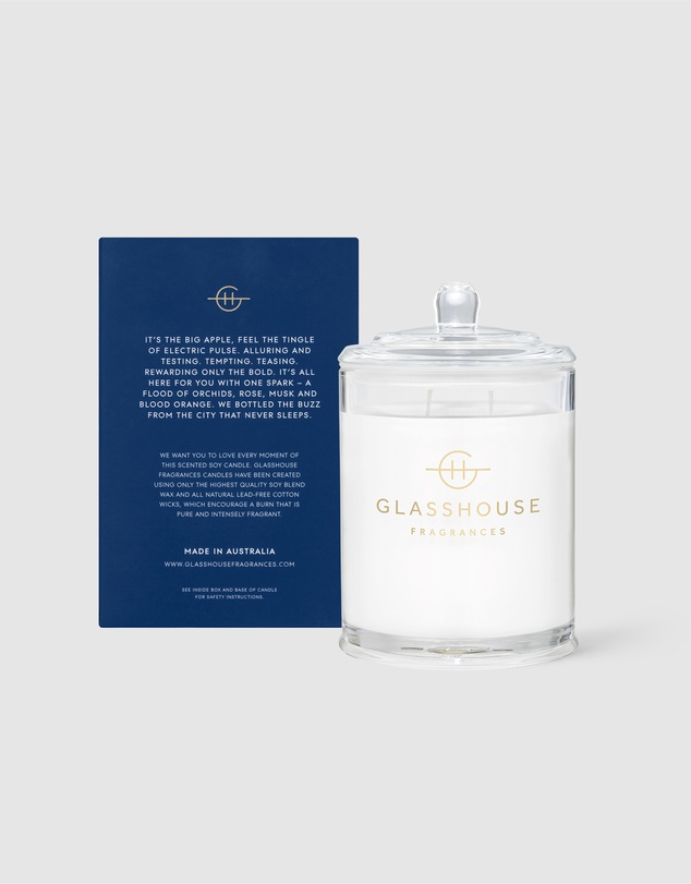 Glasshouse Fragrances - I'll Take Manhattan 380g Soy Candle