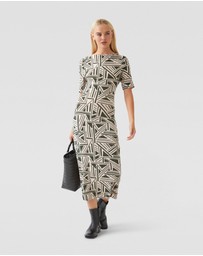 Oxford - Leonie Printed Jersey Dress