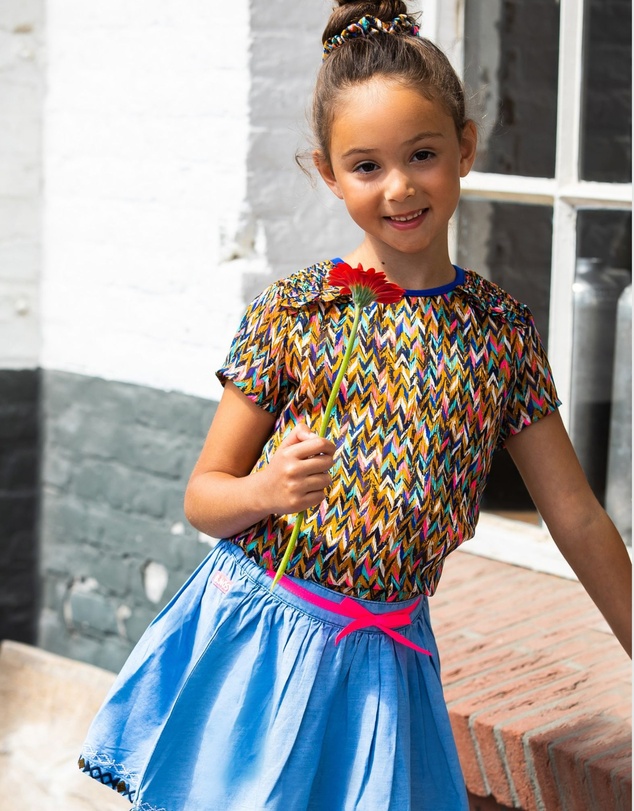 B.Nosy - Multi Colour Blouse - Kids-Teens