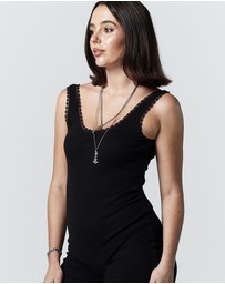 Old Flame Label - Josie Playsuit