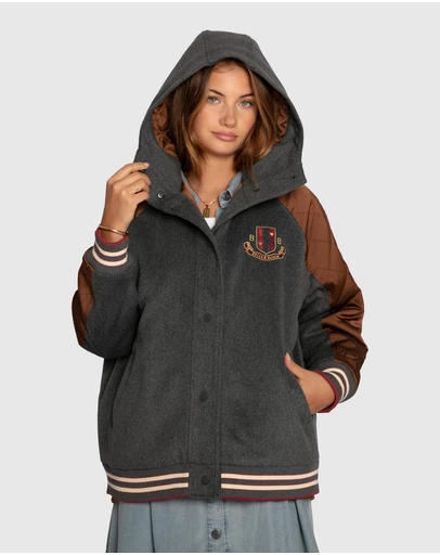 Belle & Bloom - Remix Bomber Varisty Jacket