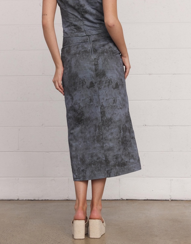 Dazie - Painted Dreams Midi Skirt