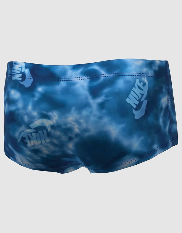 Nike - Hydrastrong Multi Print Blue Square Leg Brief