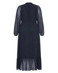 City Chic - Plus size Rylie Wrap Maxi Dress - navy