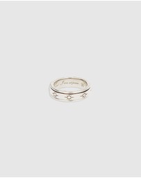 By Charlotte - Silver I Am Loved Ring