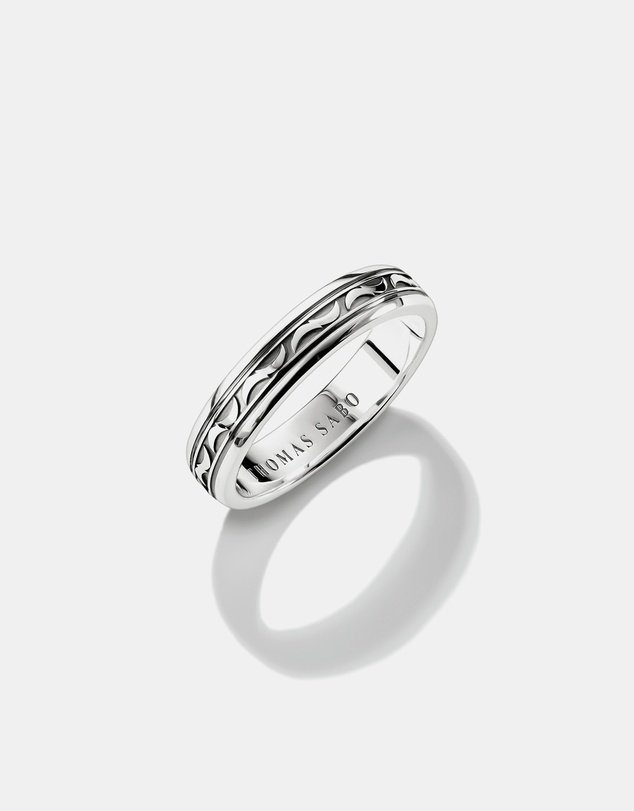 THOMAS SABO - THOMAS SABO Band Ring with Engraved Pattern