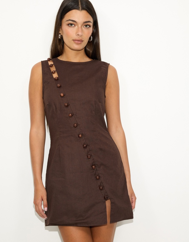 Dazie - Beach Baby Beaded Mini Dress