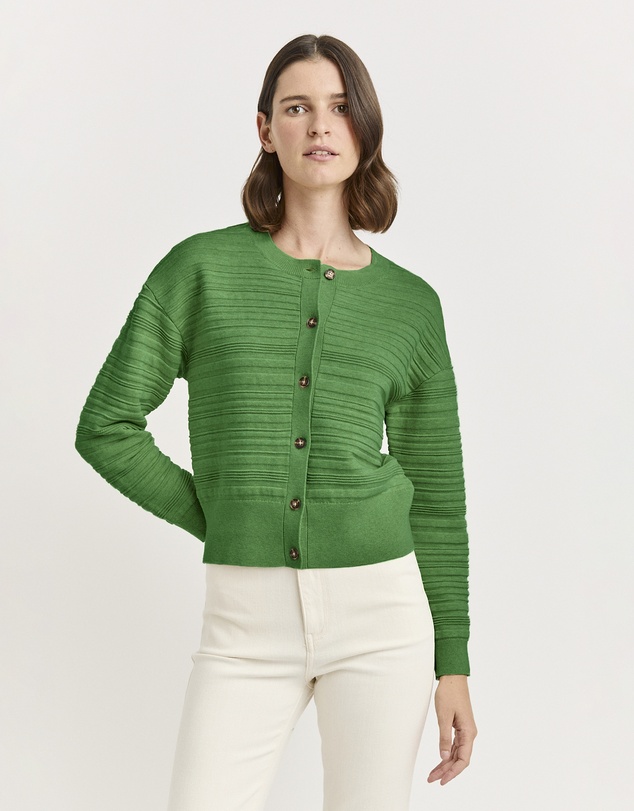 Toorallie - Parallel Knit Cardigan