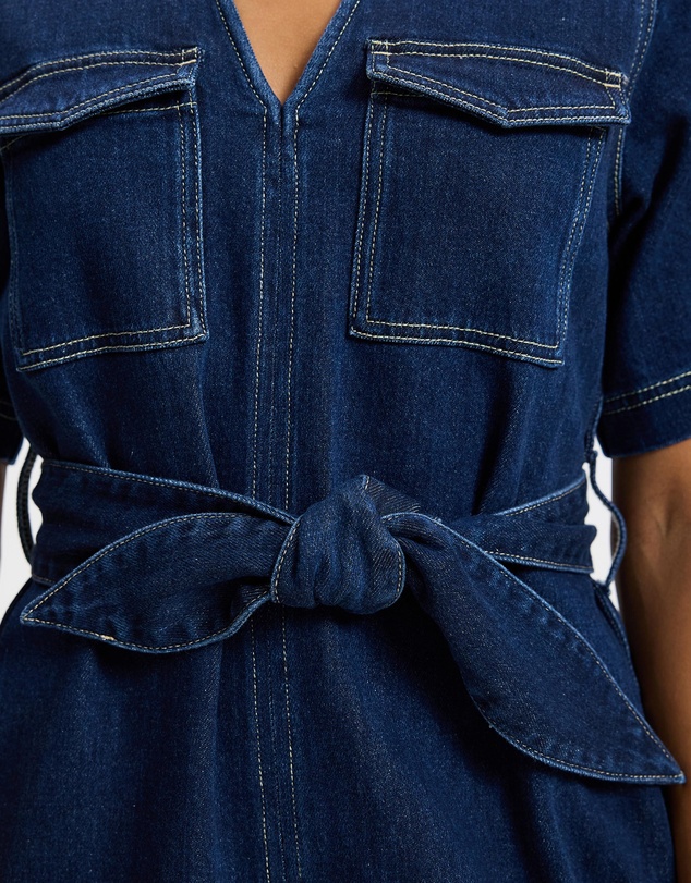 Staple the Label - Brooks Denim Mini Dress