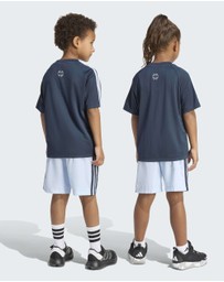 adidas Originals - TEAMGEIST LOOSE SHORT TEE SET Kids